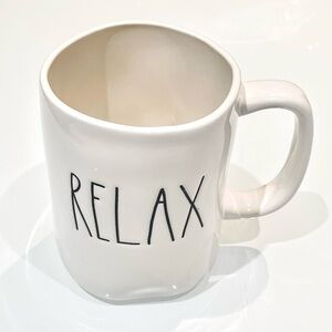 Rae Dunn “Relax” Mug - White